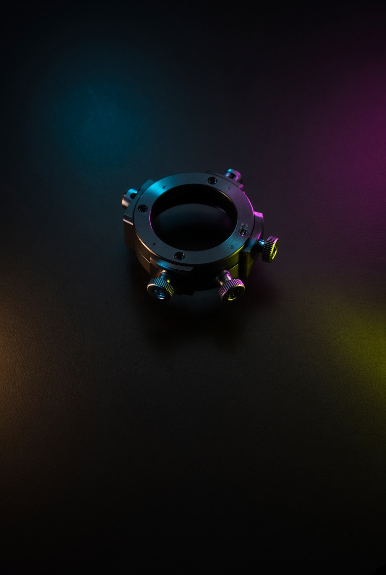 An empty optical mount waiting for a question