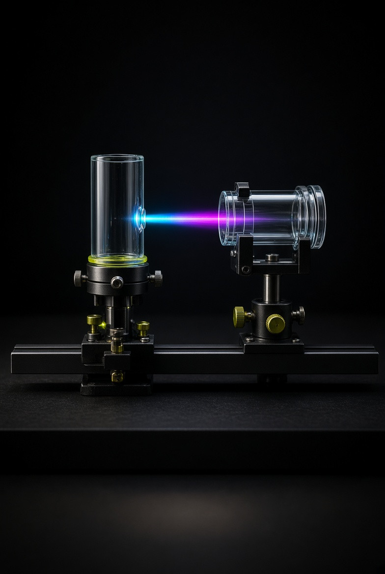 A handoff test between two glass mounts