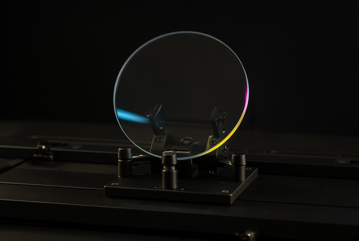 An empty optical plate without written notes